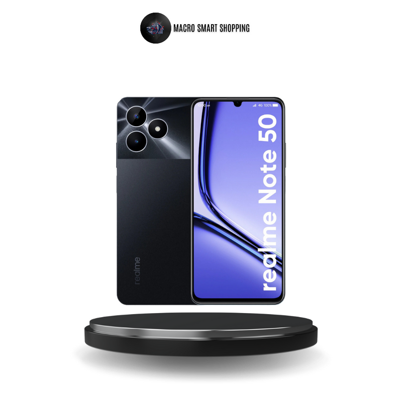 Smartphone Realme Note 50 64GB, Tela 6,74” 90Hz, 3GB RAM, Câmera 13MP com IA, Bateria 5000mAh, Design Ultra Fino