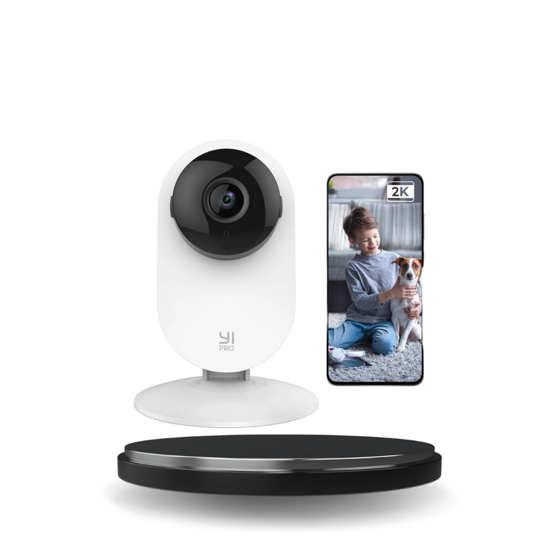 Câmera de Vigilância YI Pro 2K 3MP Wi-Fi – IP CCTV Inteligente para Casa, Bebê, Pet e Segurança Residencial Compatível com Alexa